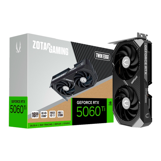 TARJETA DE VIDEO ZOTAC RTX 5060 Ti 16GB TWIN EDGE