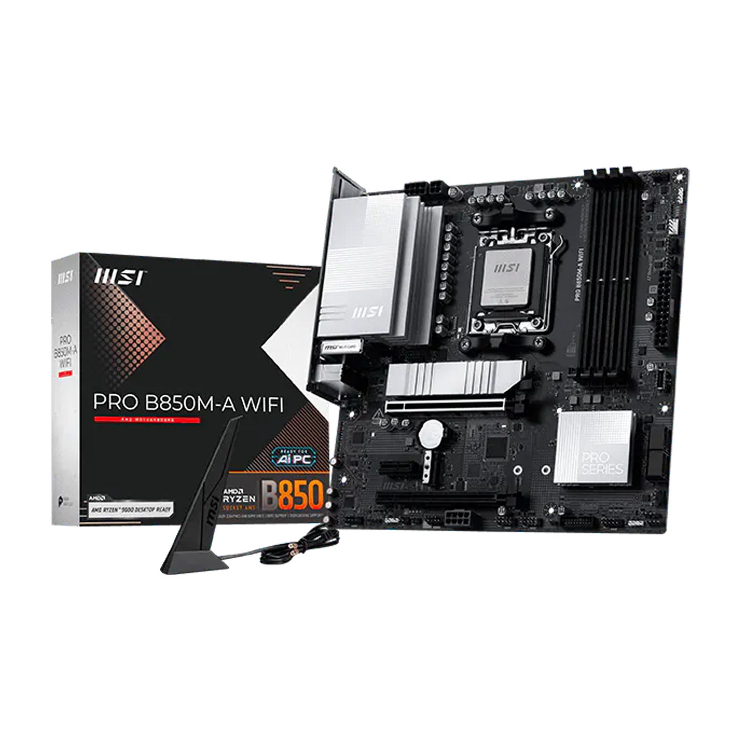 TARJETA MADRE MSI PRO B850M-A WIFI AM5