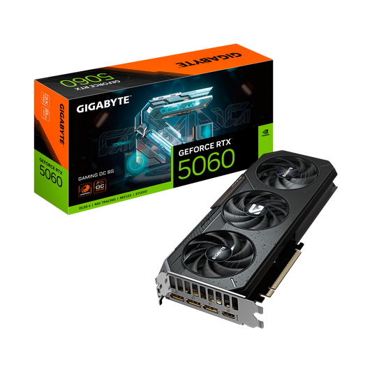 TARJETA DE VIDEO GIGABYTE RTX 5060 GAMING OC 8G
