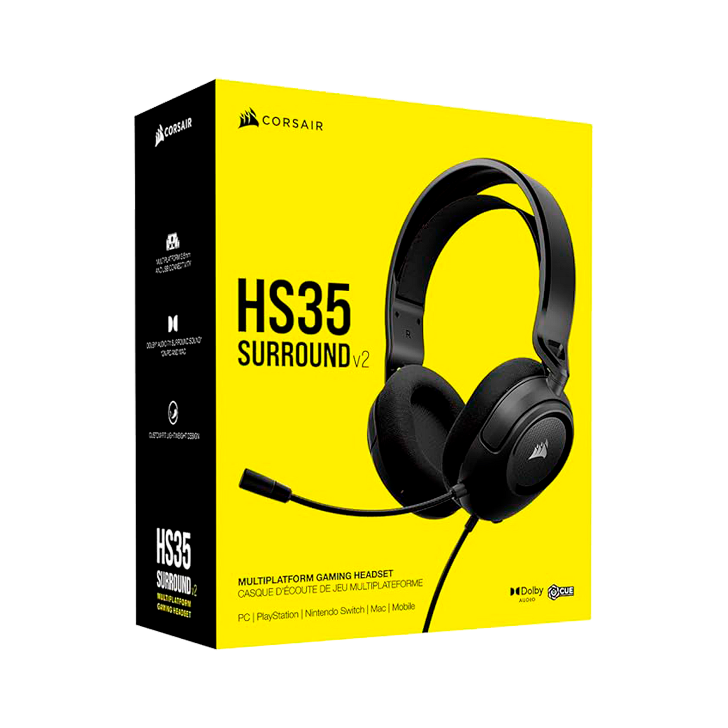 AUDIFONOS CORSAIR GAMING HS35 SURROUND V2