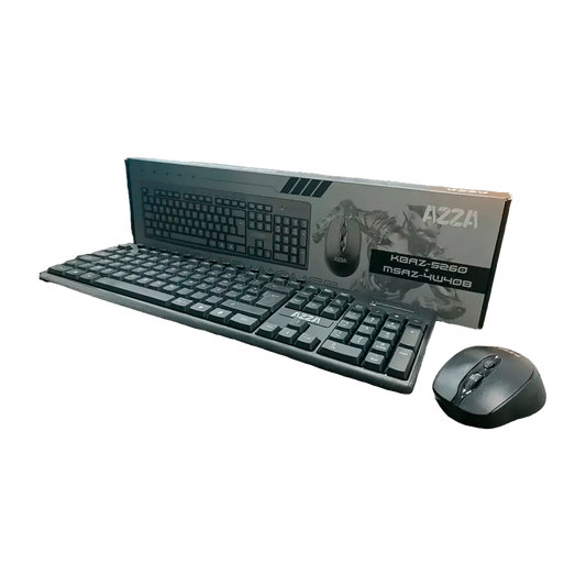 COMBO TECLADO MOUSE AZZA INALAMBRICO
