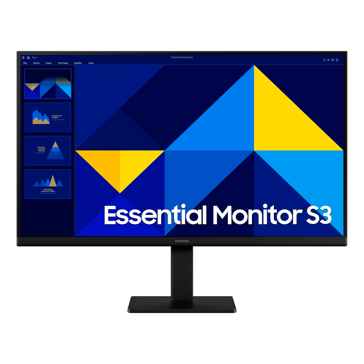 MONITOR SAMSUNG 24 PULGADAS ESSENTIAL S3 (S30GD) PLANO 100HZ