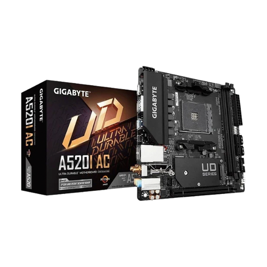 TARJETA MADRE GIGABYTE A520I AC AM4