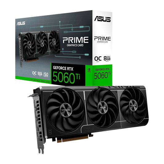 TARJETA DE VIDEO ASUS PRIME RTX 5060 Ti 8GB GDDR7 OC Edition