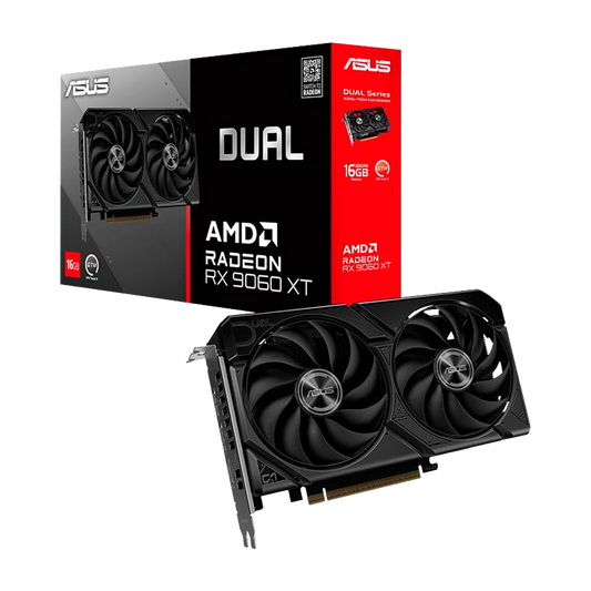 TARJETA DE VIDEO ASUS DUAL RADEON RX 9060 XT 16GB GDDR6