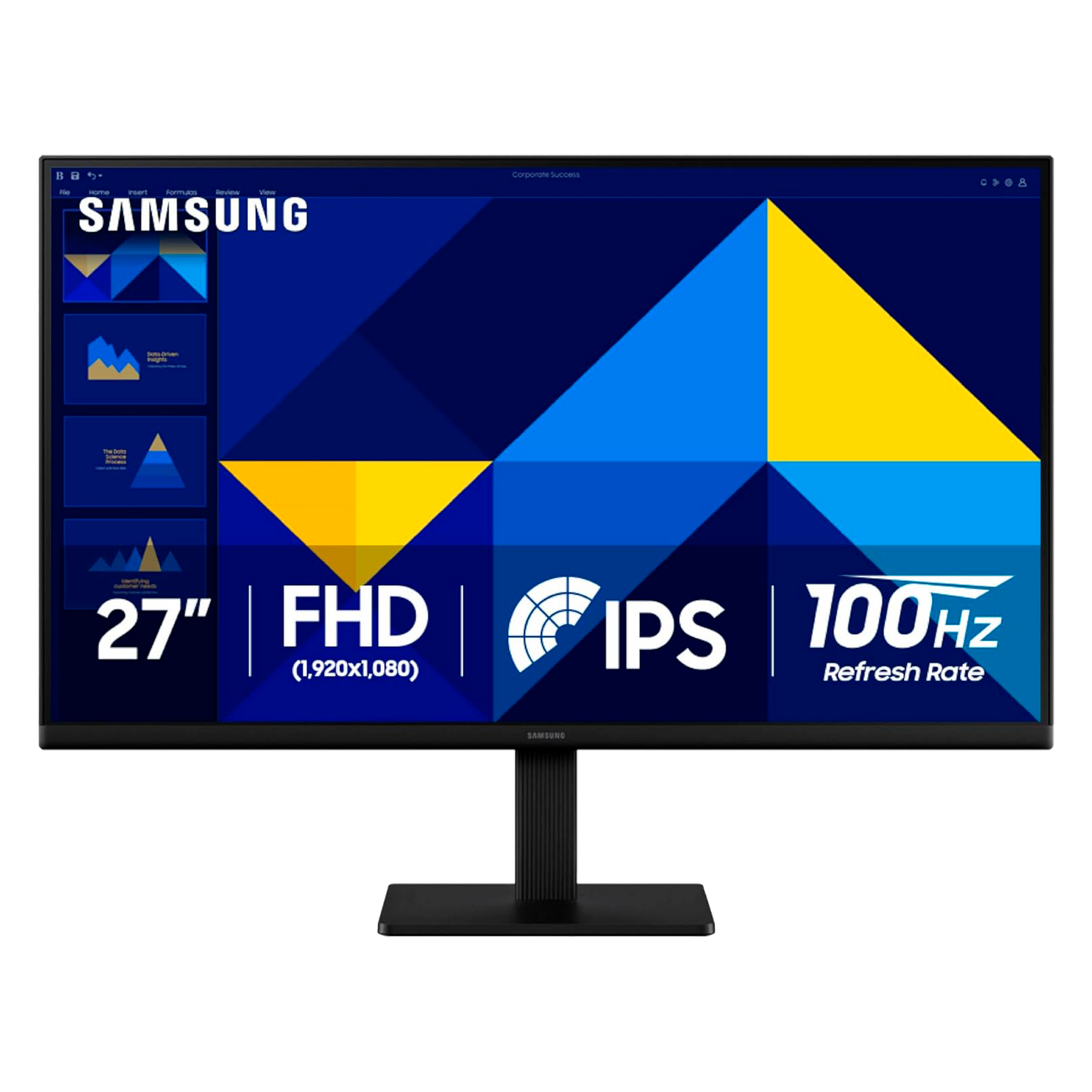 MONITOR SAMSUNG 27 PULGADAS ESSENTIAL S3 (S30GD) PLANO 100HZ
