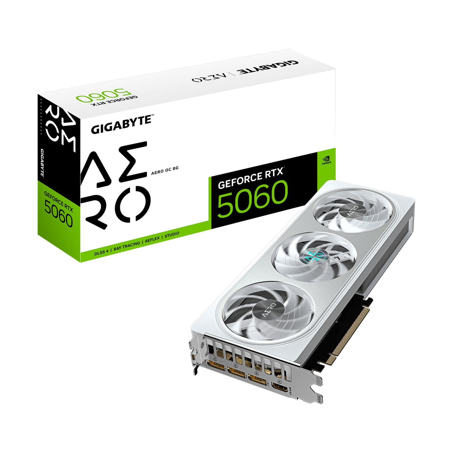 TARJETA DE VIDEO GIGABYTE RTX 5060 AERO OC 8G