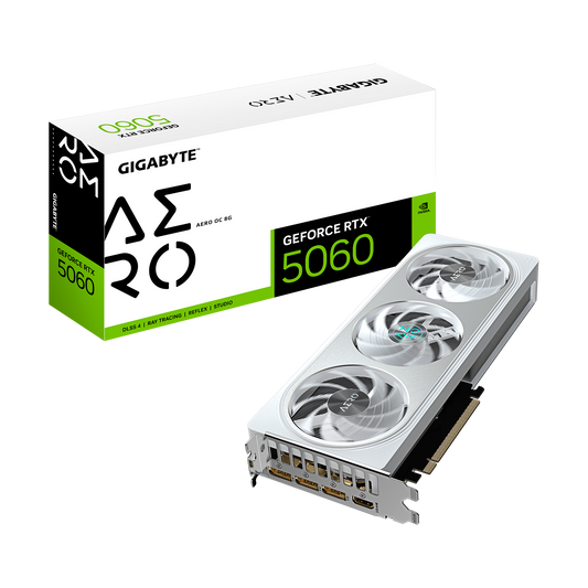 TARJETA DE VIDEO GIGABYTE RTX 5060 AERO OC 8G
