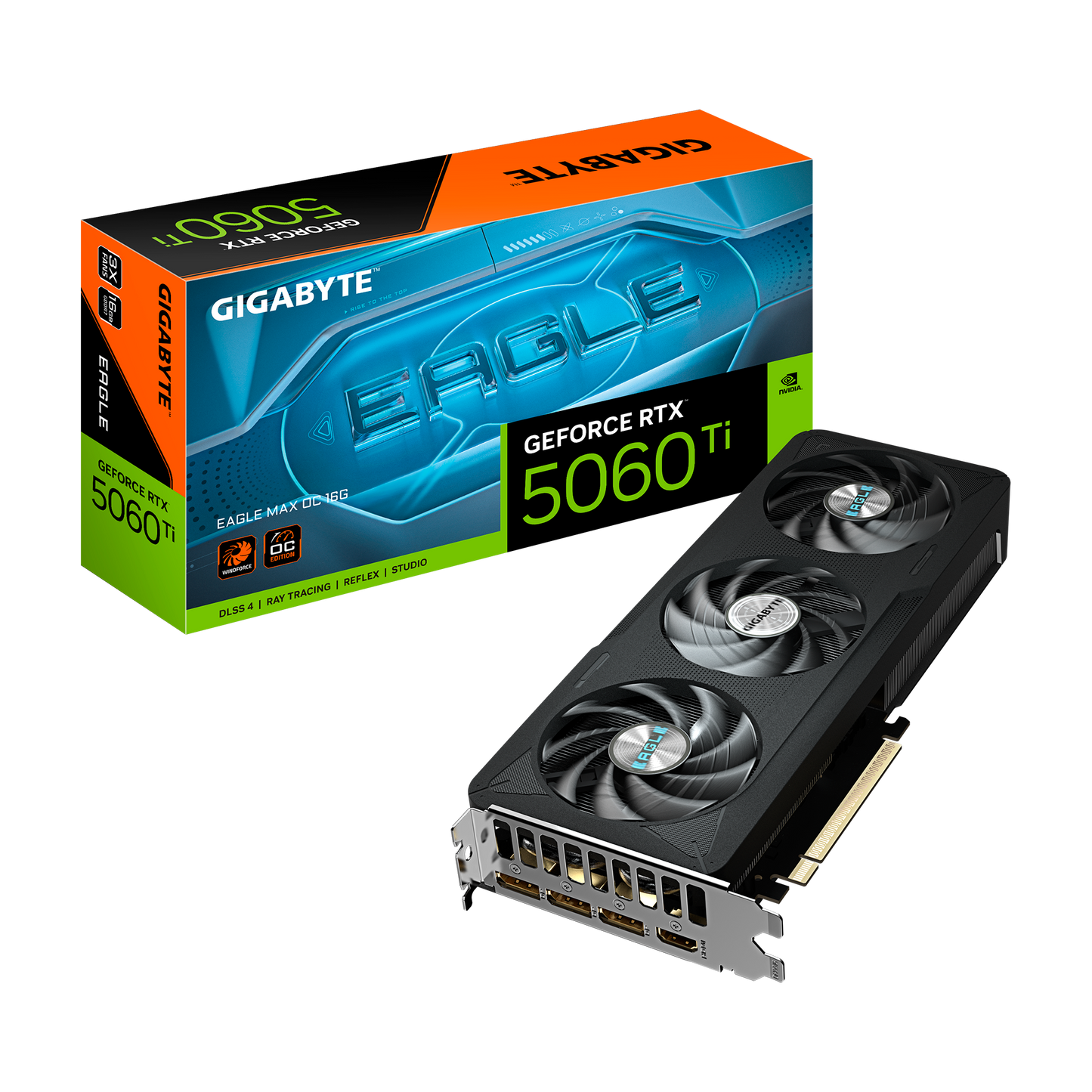 TARJETA DE VIDEO GIGABYTE RTX 5060 Ti EAGLE OC 16G