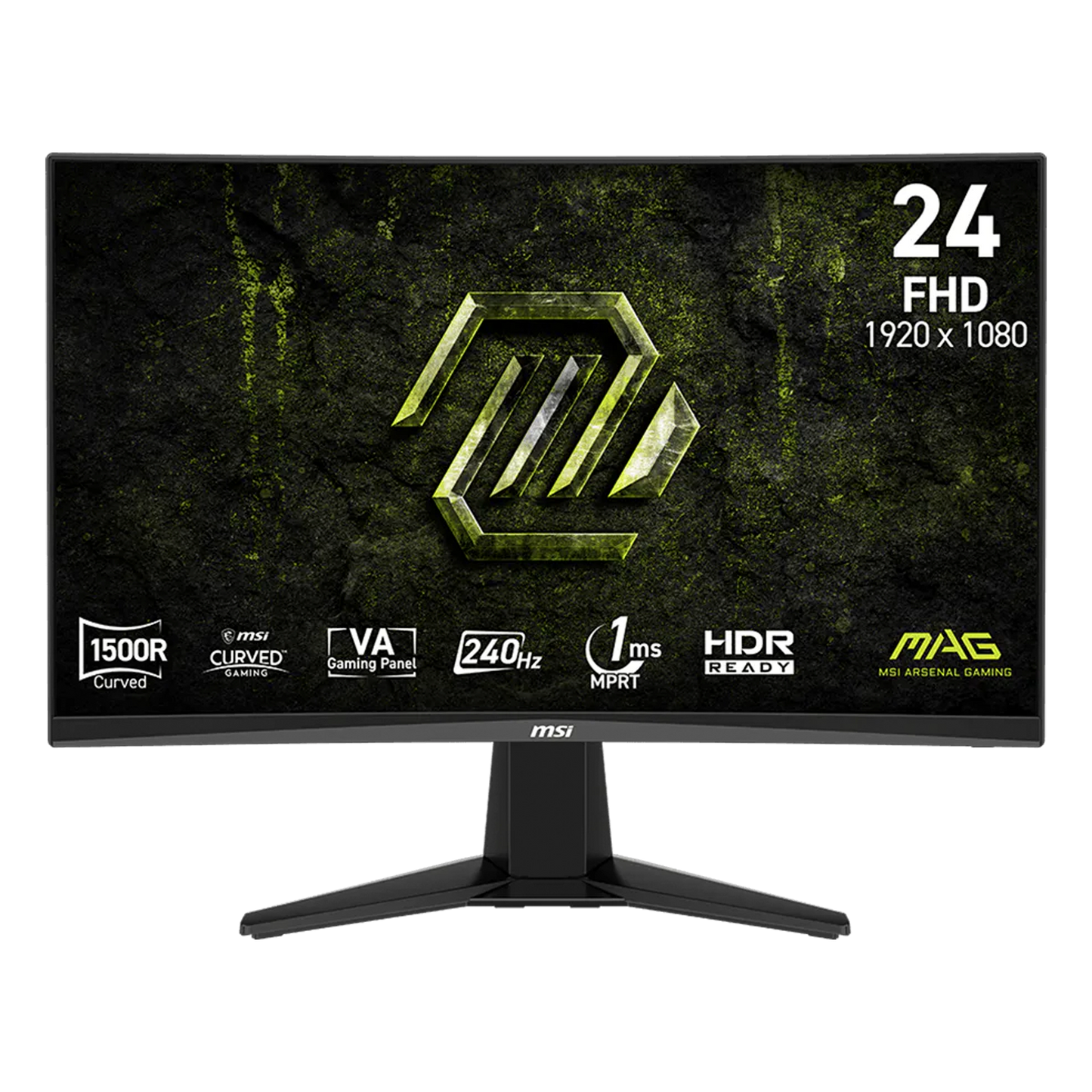 MONITOR MSI 24 PULGADAS MAG 245C X24 CURVO 240HZ