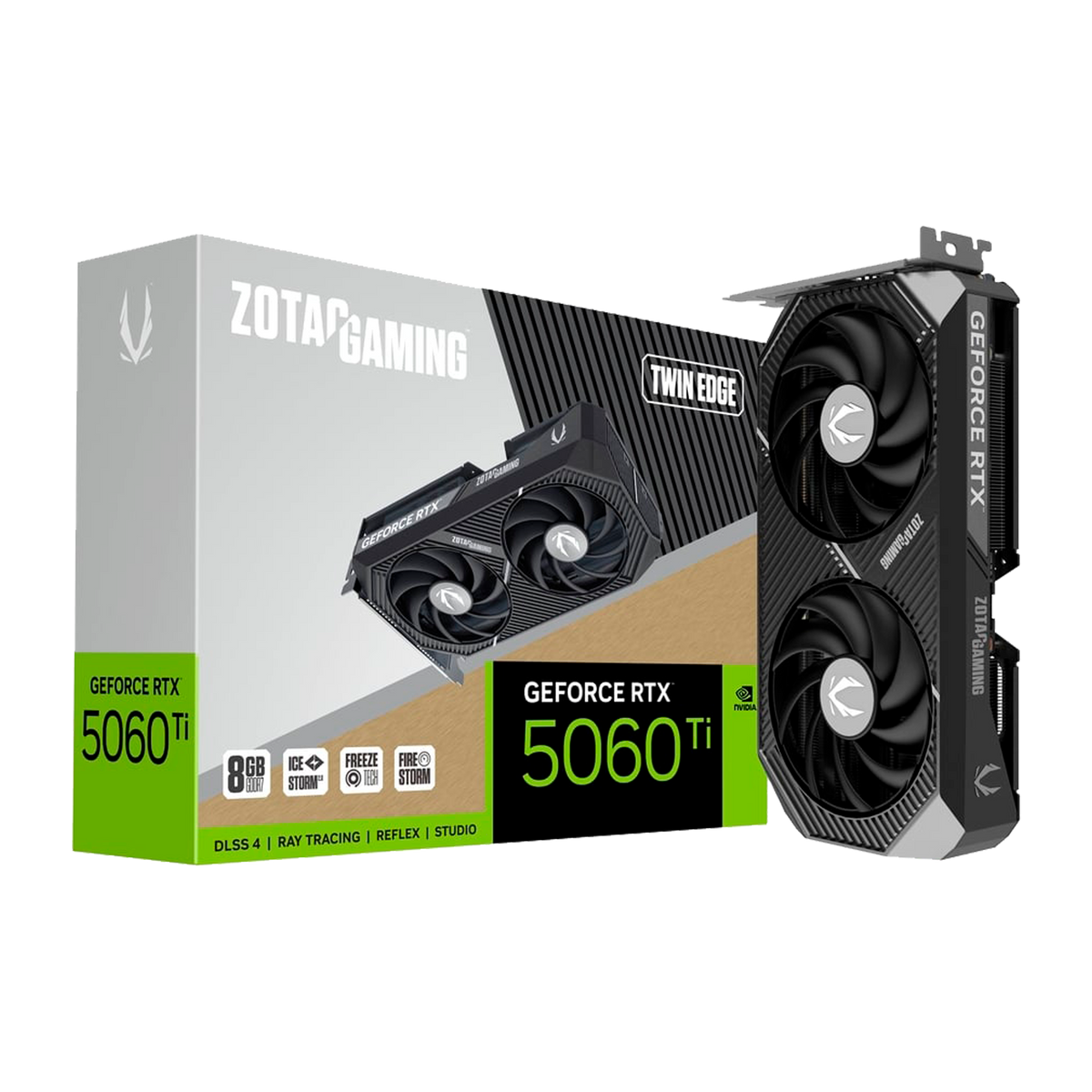 TARJETA DE VIDEO ZOTAC RTX 5060TI 8GB TWIN EDGE