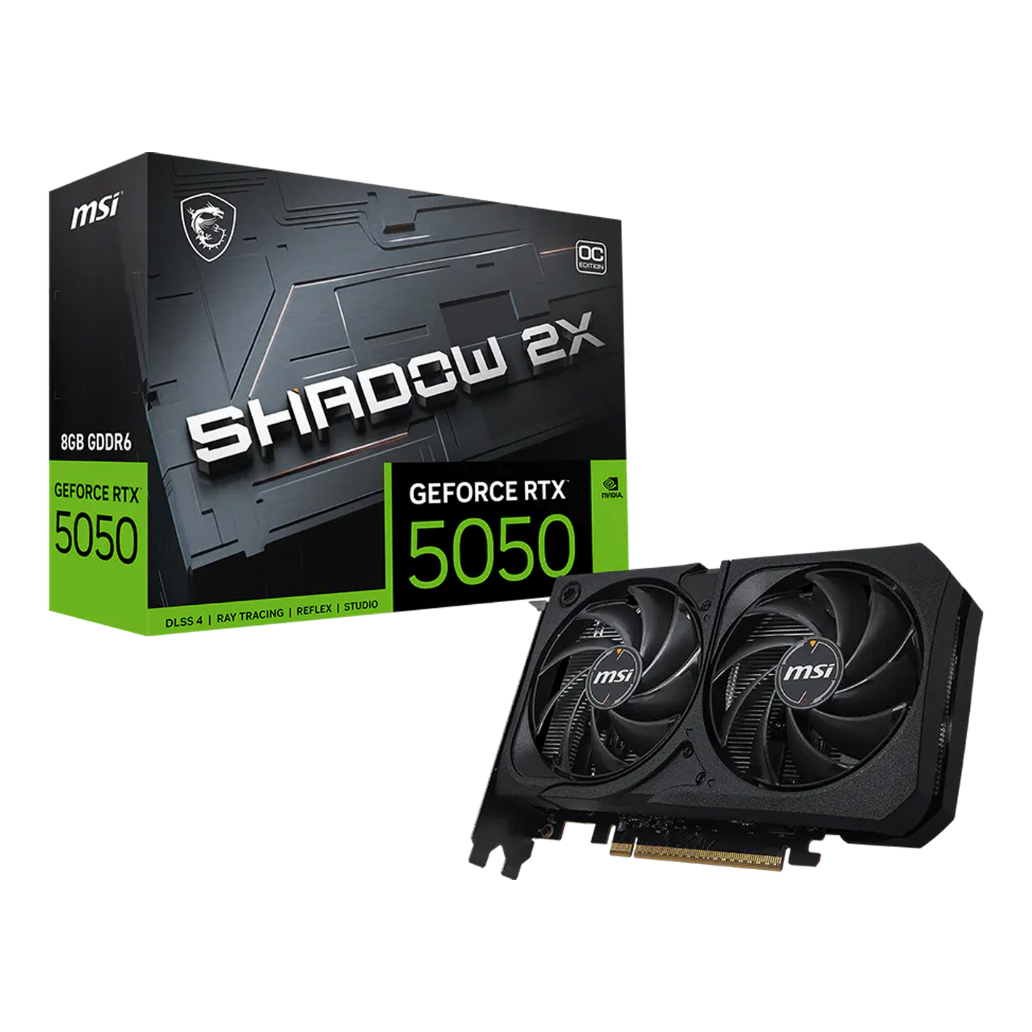 TARJETA DE VIDEO MSI  RTX 5050 SHADOW 2X