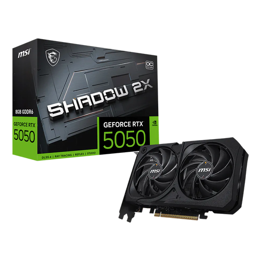 TARJETA DE VIDEO MSI  RTX 5050 SHADOW 2X
