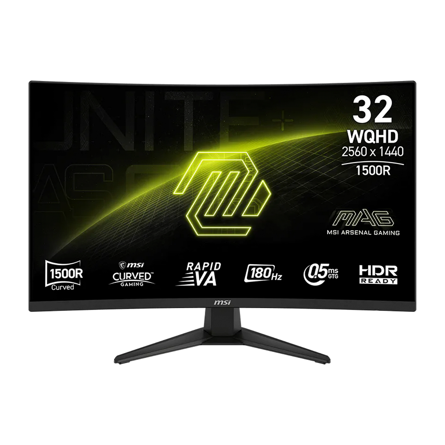 MONITOR MSI 32 PULGADAS 2K MAG 321CQF E18 CURVO 180HZ