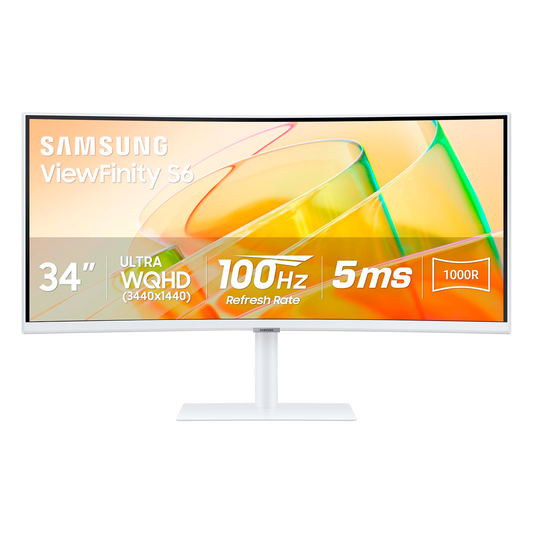 MONITOR SAMSUNG 34 PULGADAS VIEWFINITY S6 (S65TC) CURVO 2K 100HZ