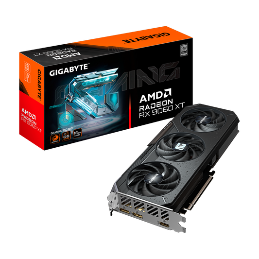 TARJETA DE VIDEO GIGABYTE RX 9060 XT GAMING OC 16GB