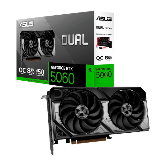 TARJETA DE VIDEO ASUS DUAL RTX 5060 8GB GDDR7 OC Edition