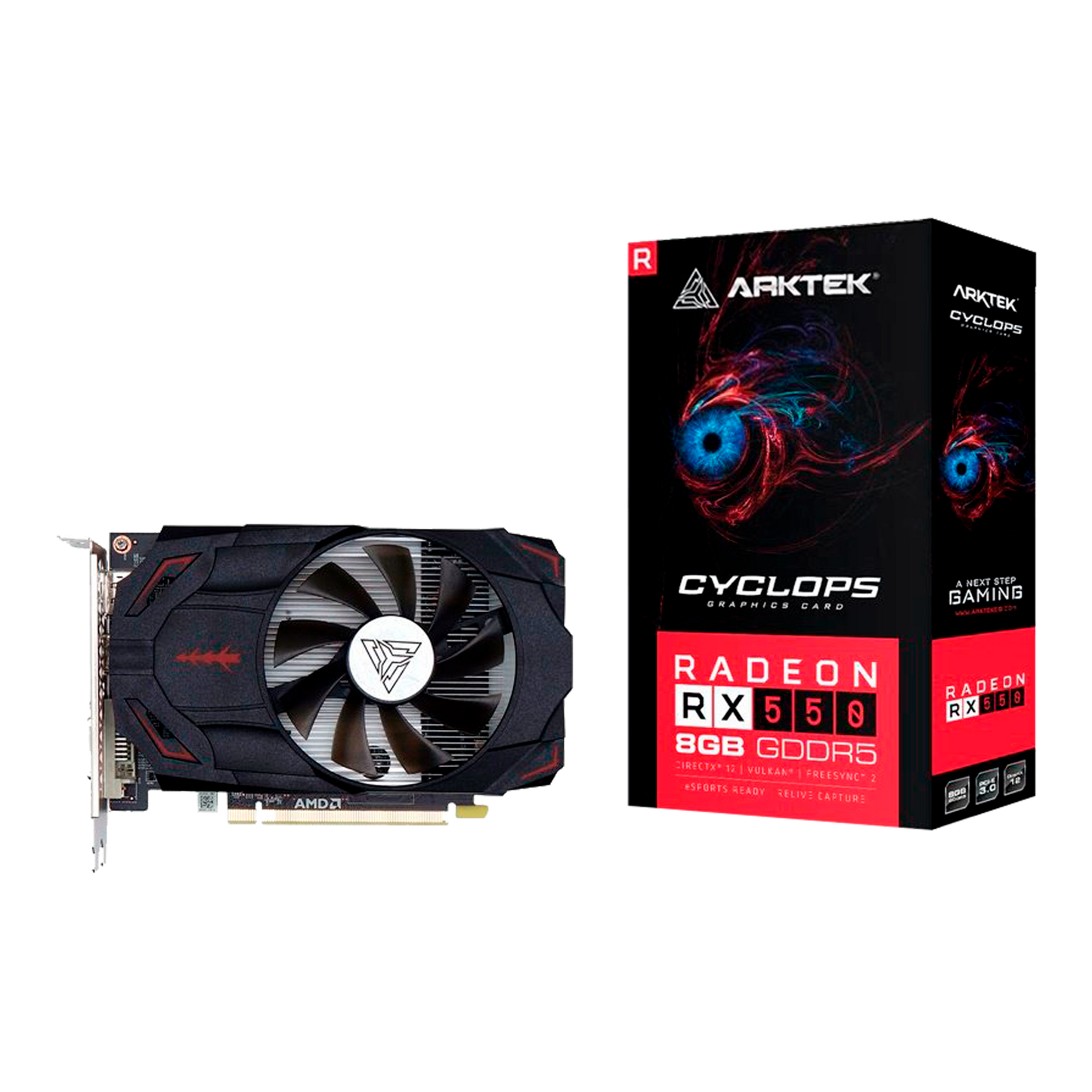 TARJETA DE VIDEO ARKTEK RX 550 8GB
