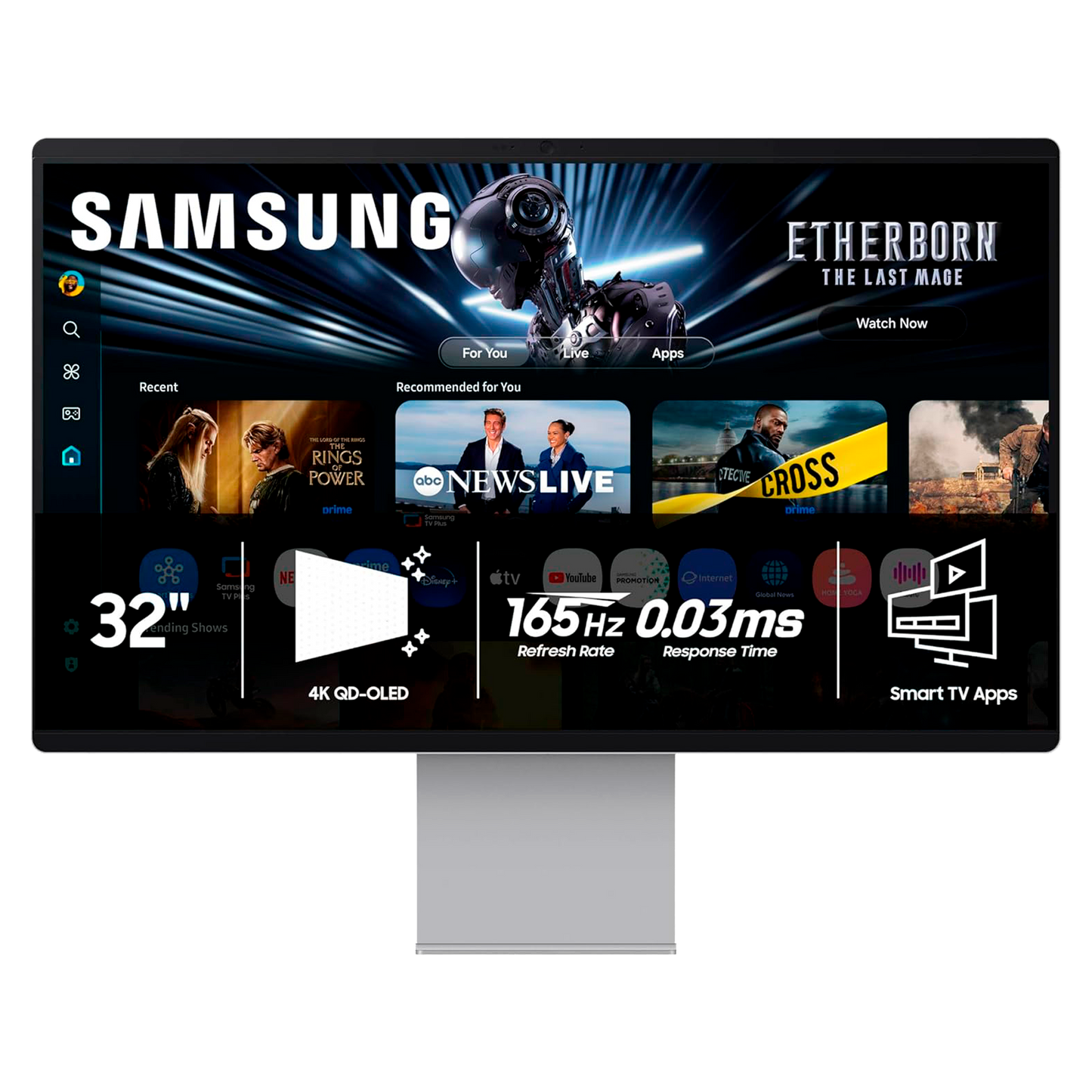 MONITOR SAMSUNG 32 PULGADAS 4K OLED M9 M90SF