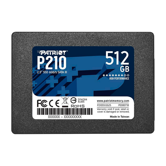 DISCO SOLIDO 512GB PATRIOT P210 SSD SATA 3