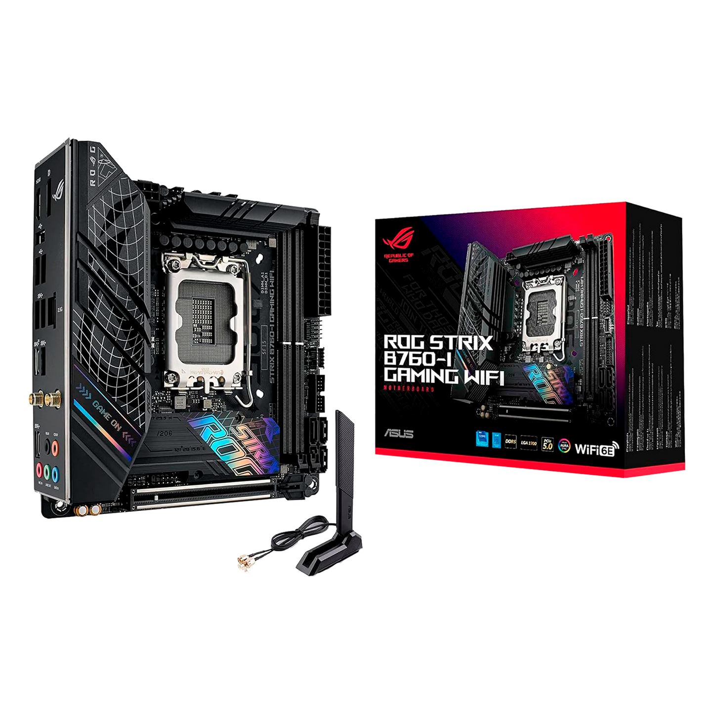 TARJETA MADRE ASUS ROG STRIX B760-I MINI ITX LGA 1700