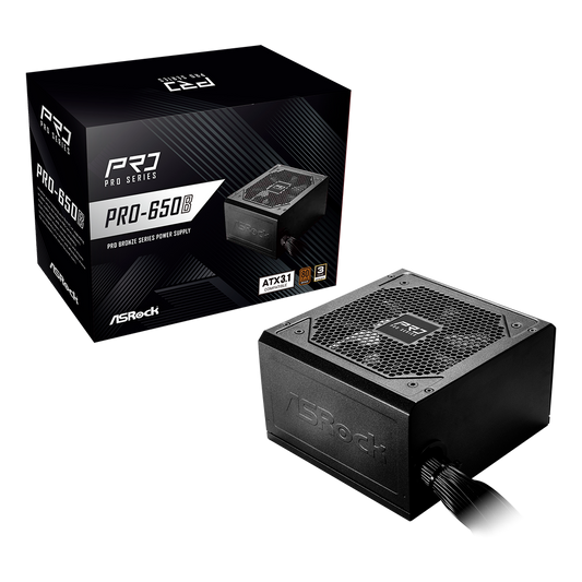 FUENTE DE PODER ASROCK 650W PRO-650B No Modular