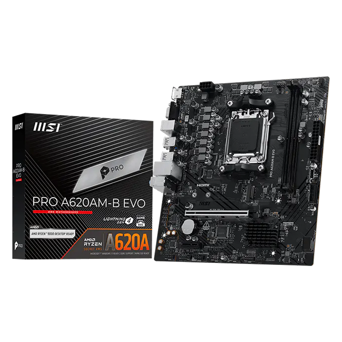 TARJETA MADRE MSI PRO A620AM-B EVO AM5