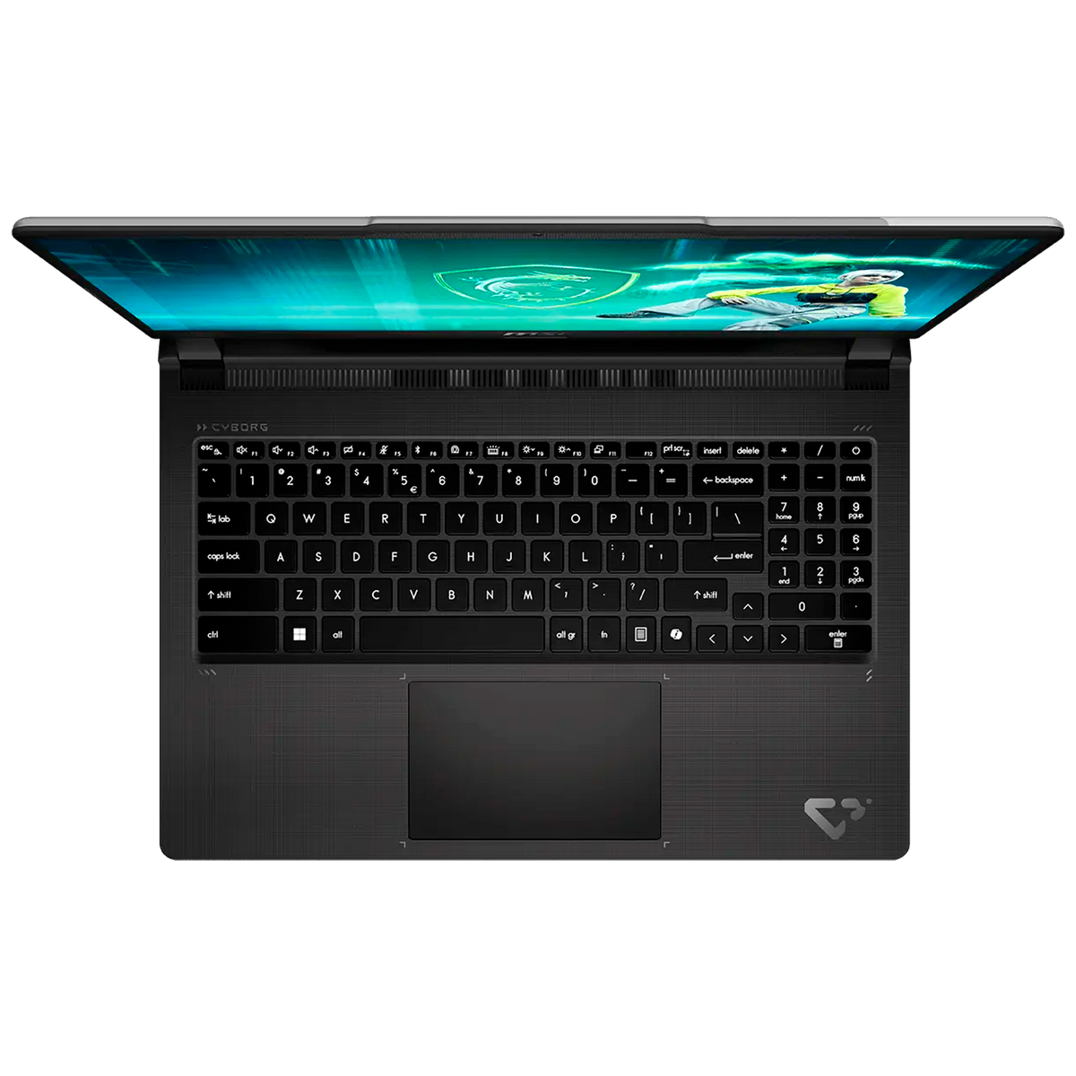 LAPTOP MSI CIBORG MAX CORE 7 240H 16GB 1TB RTX 5050 8GB