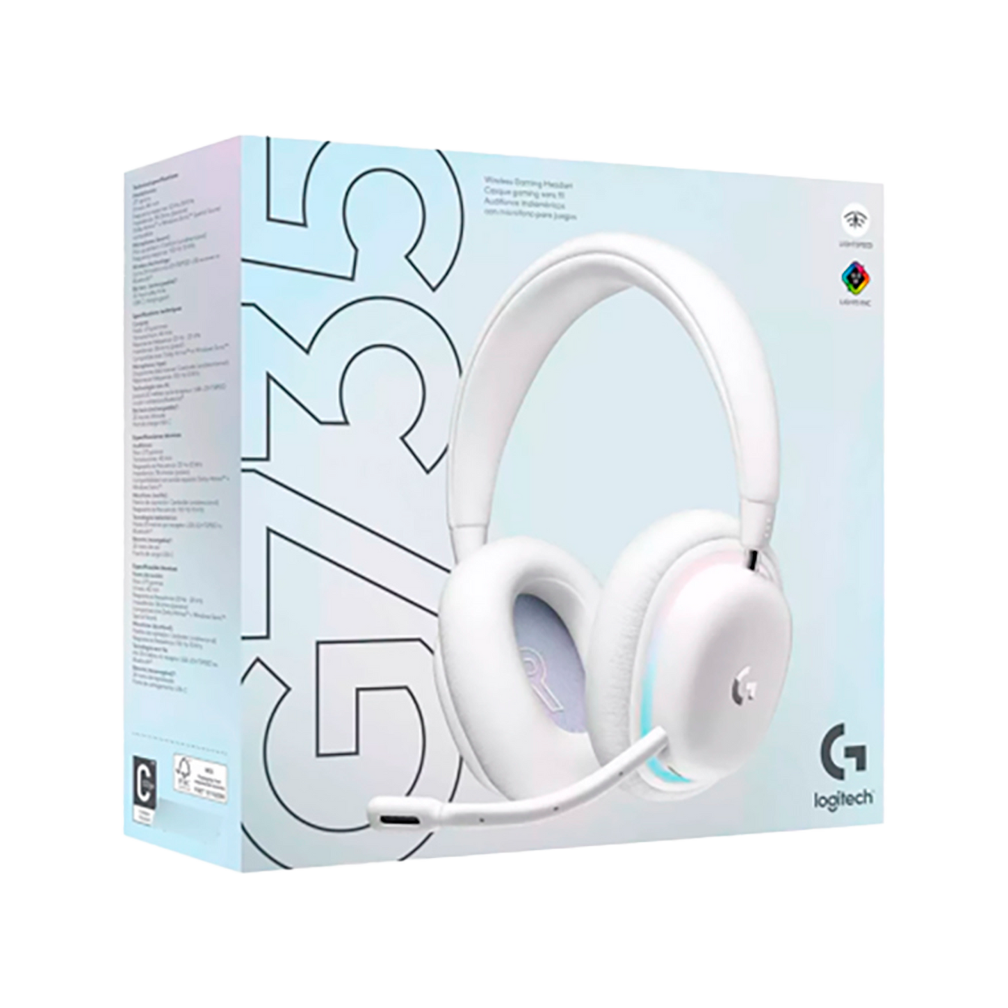 AUDIFONOS LOGITECH GAMING G735 INALAMBRICOS BLANCO