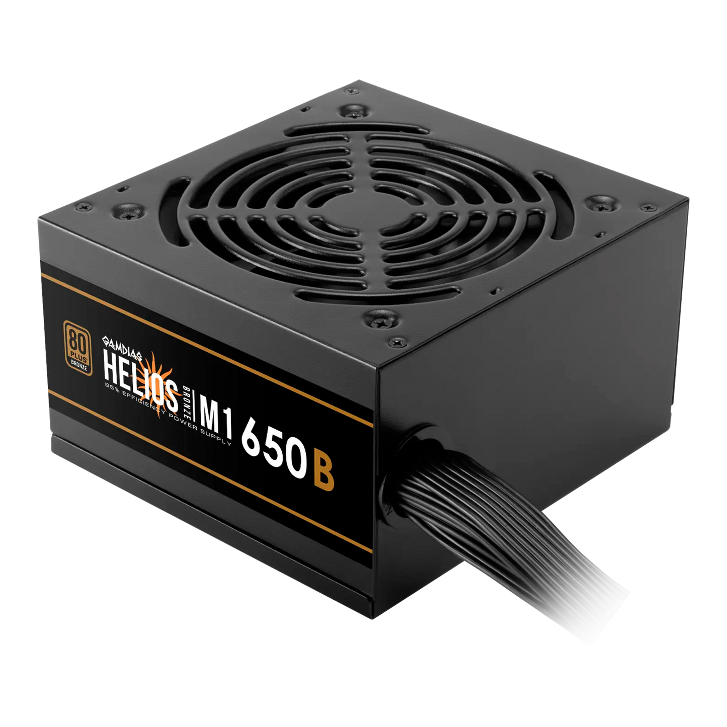 FUENTE CERTIFICADA 650W GAMDIAS M1-650B 80 PLUS BRONCE