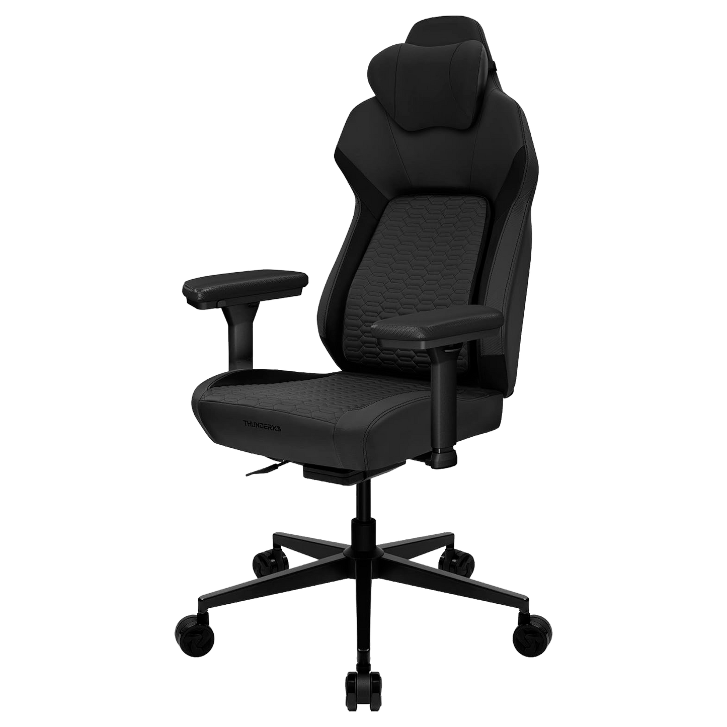 SILLA GAMER AEROCOOL GAMER THUNDERX3 CORE SMART RACER ERGONOMICA NEGRO