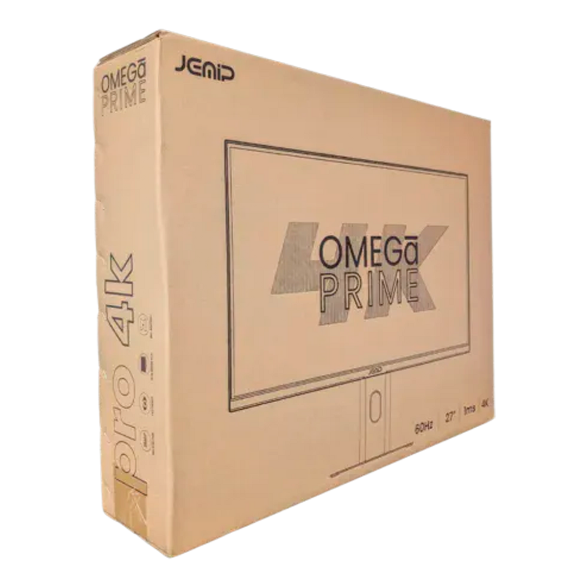 MONITOR JEMIP 27 PULGADAS OFFICE OMEGA PRIME PLANO  4K 60HZ