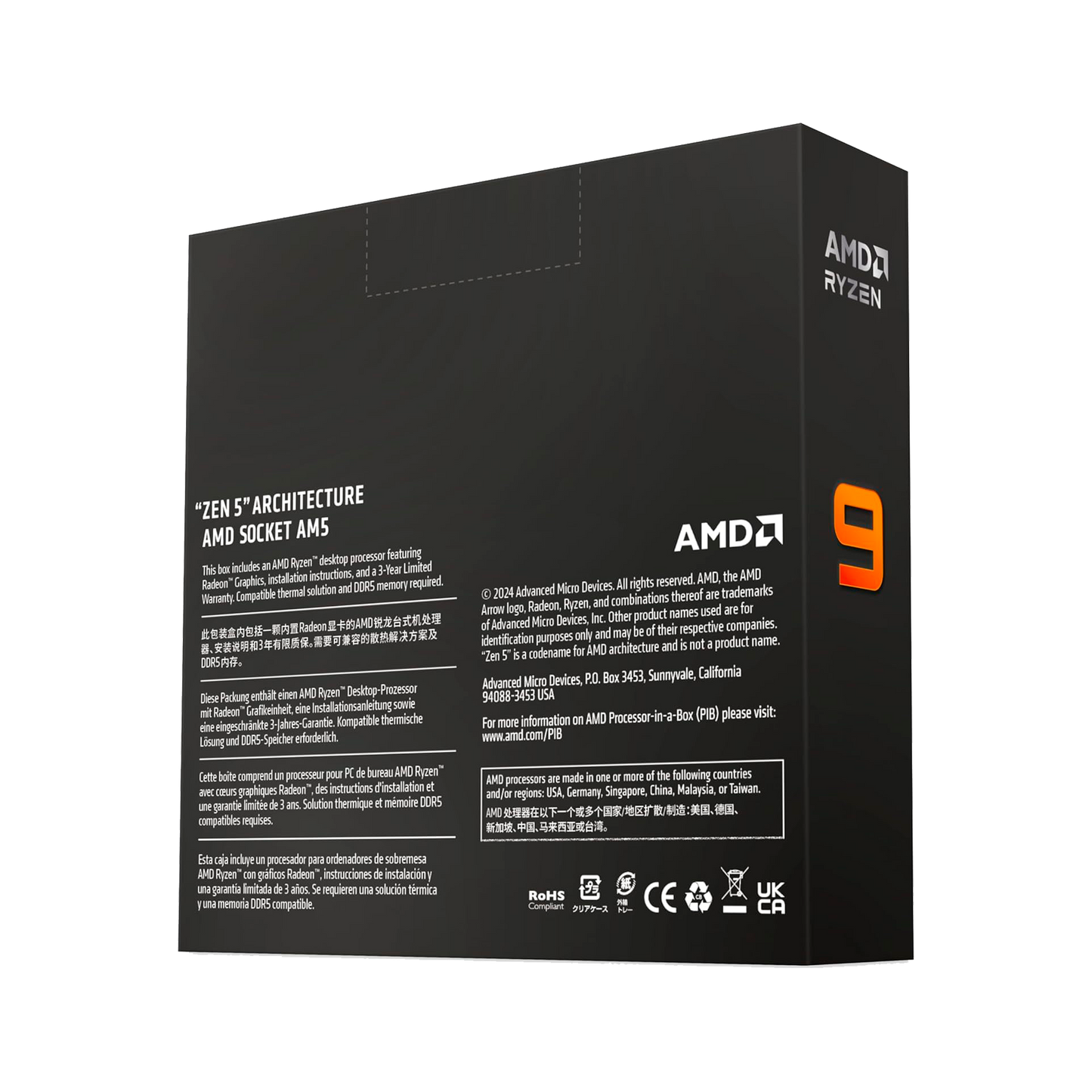 PROCESADOR AMD RYZEN 9 9950X3D SOCKET AM5