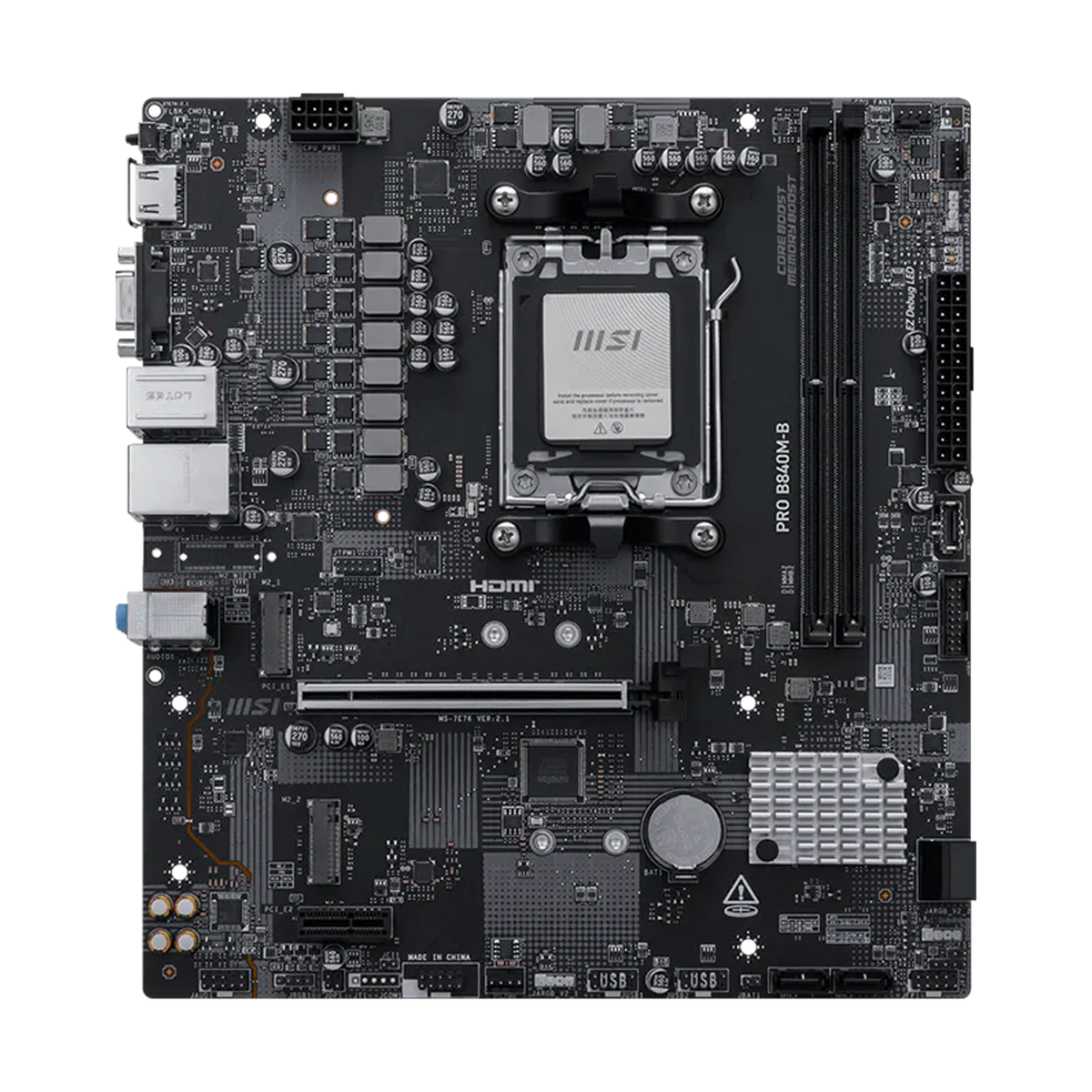 TARJETA MADRE MSI PRO B840M-B AM5