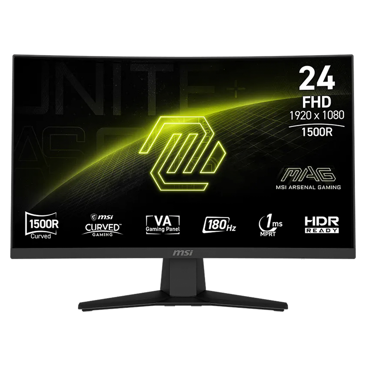 MONITOR MSI 24 PULGADAS MAG 244C CURVO 180HZ