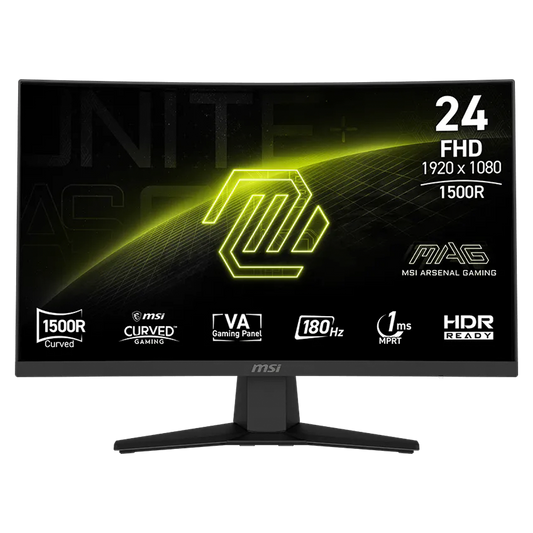 MONITOR MSI 24 PULGADAS MAG 244C CURVO 180HZ