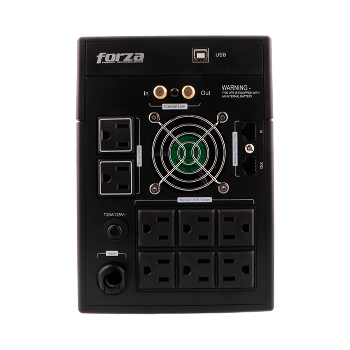 UPS FORZA 2200VA 1200W FX-2200LCD 8 TOMAS