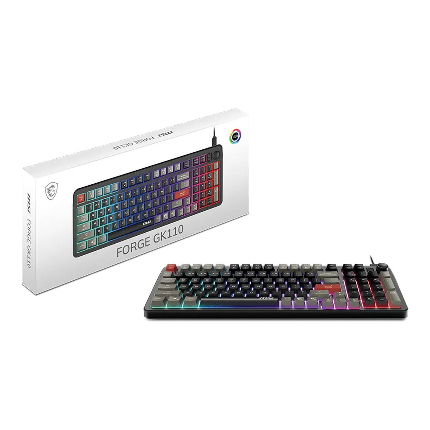 TECLADO MSI FORGE GK110 MEMBRANA