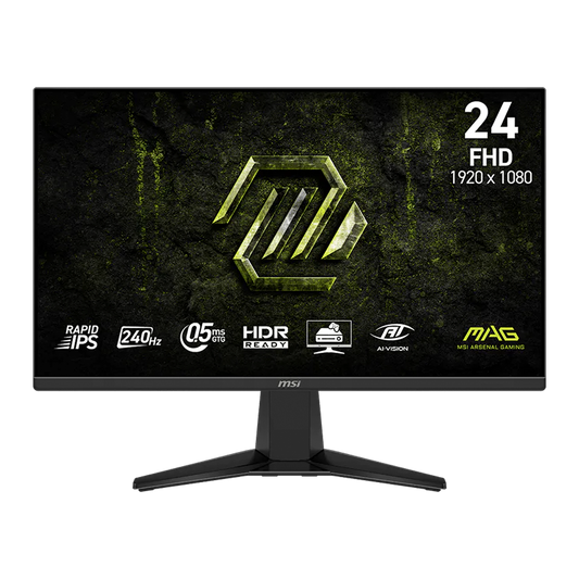 MONITOR MSI 24 PULGADAS MAG 245F X24 PLANO 240HZ