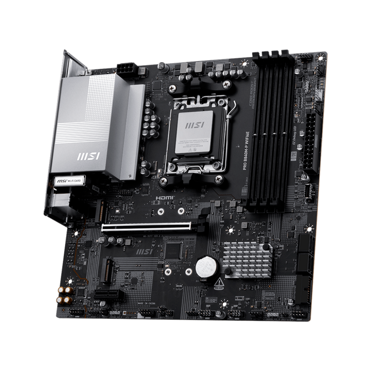 TARJETA MADRE MSI PRO B840M-P WIFI6E AM5