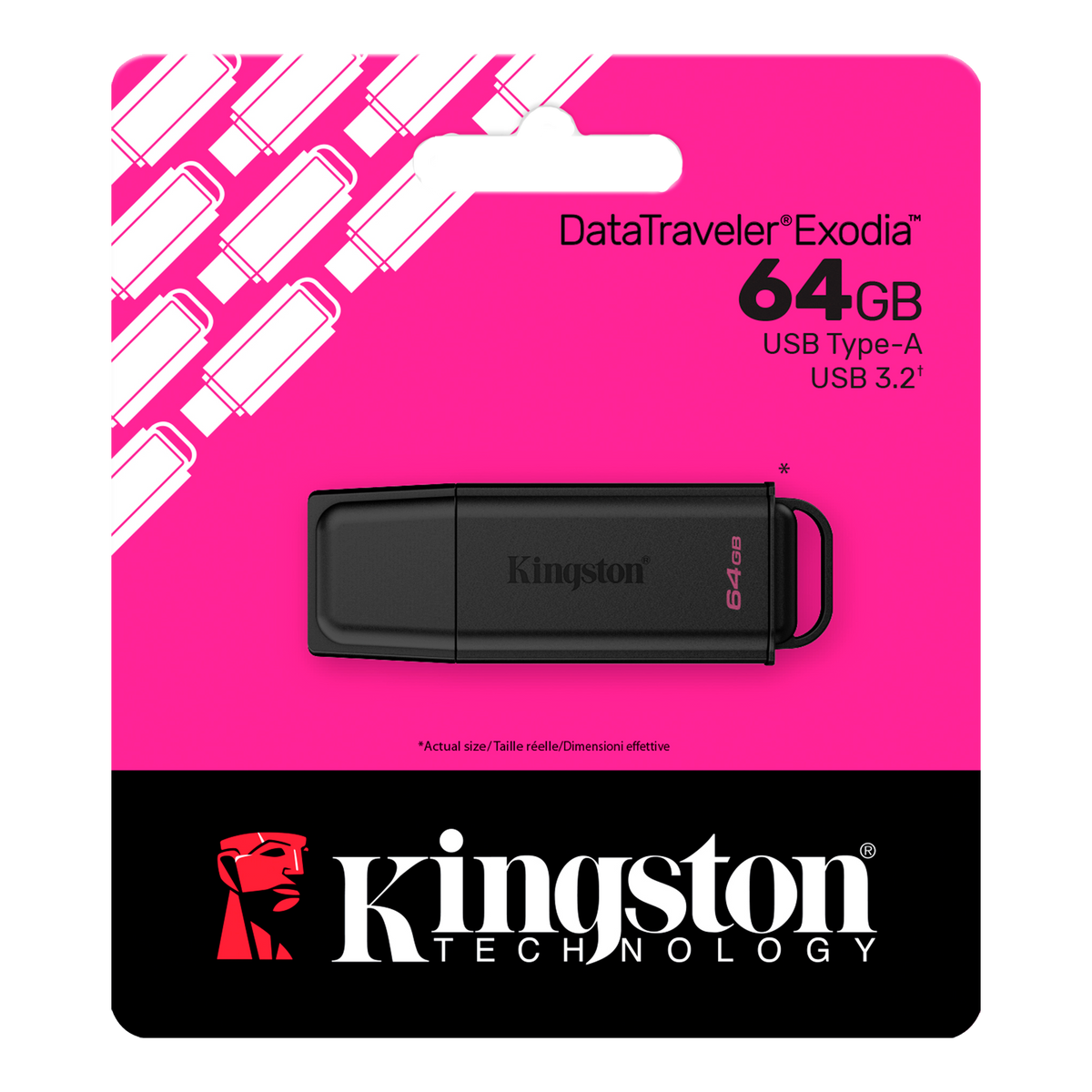 PENDRIVE 64GB KINGSTON EXODIA DTXG2 64GB