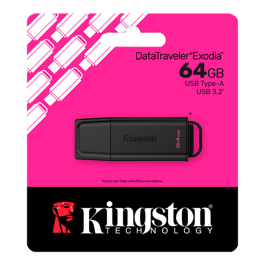 PENDRIVE 64GB KINGSTON EXODIA DTXG2 64GB