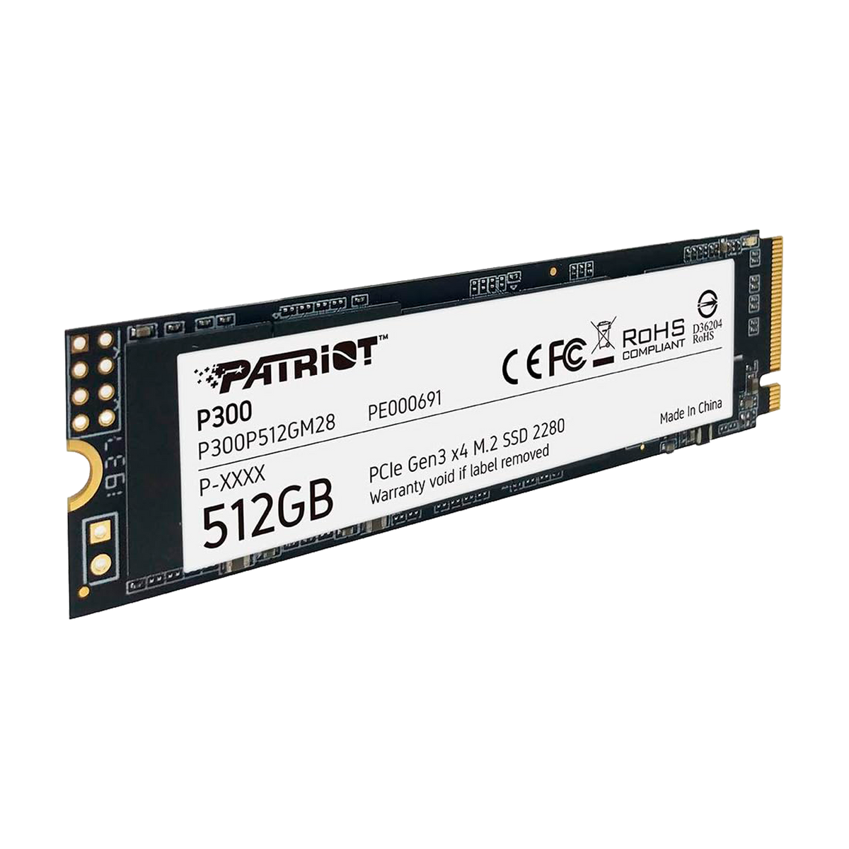 DISCO M.2 512GB PATRIOT P300  NVME GEN 3