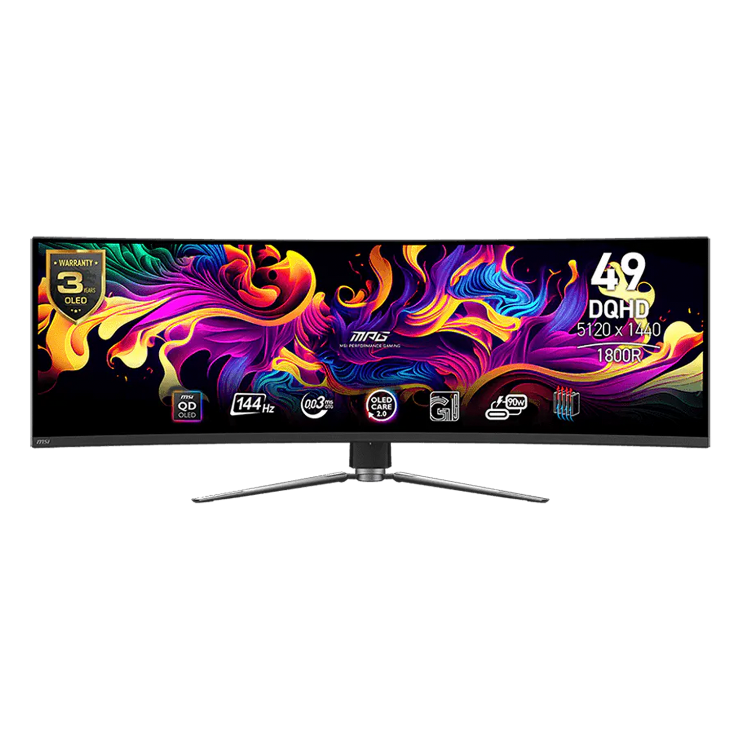 MONITOR MSI 49 PULGADAS MPG 491CQP CURVO OLED 144HZ