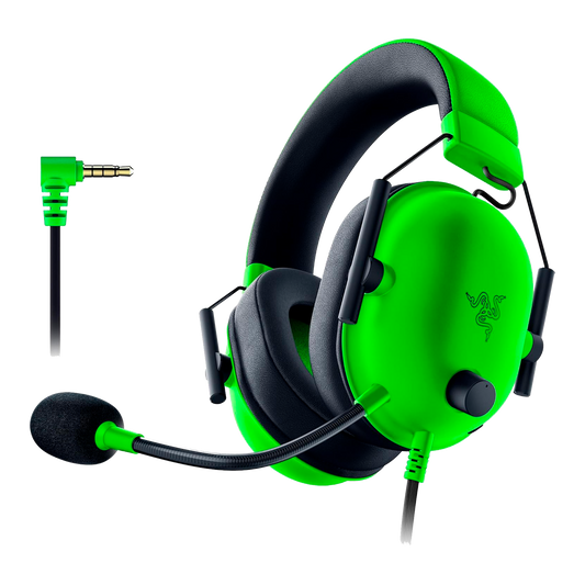 AUDIFONOS RAZER GAMING BLACKSHARK V2 X VERDE