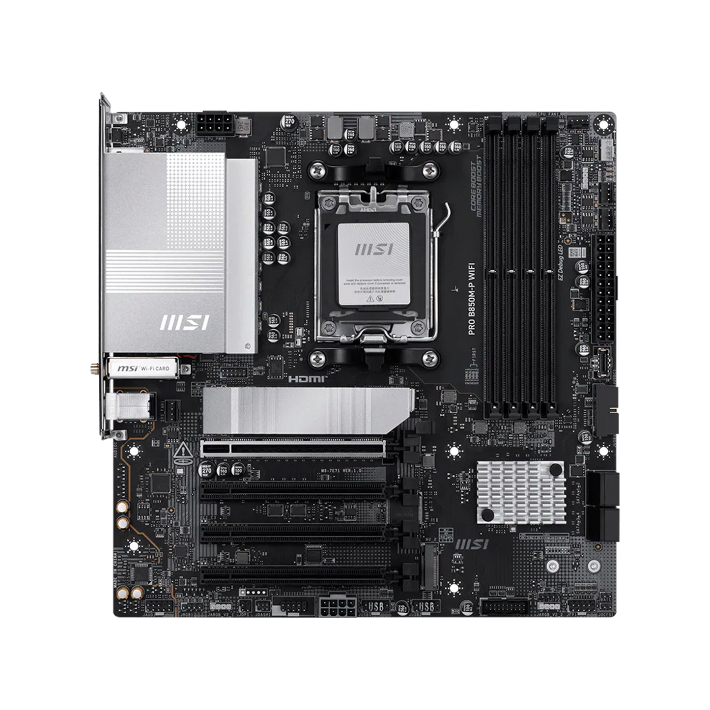TARJETA MADRE MSI PRO B850M-P WIFI AM5