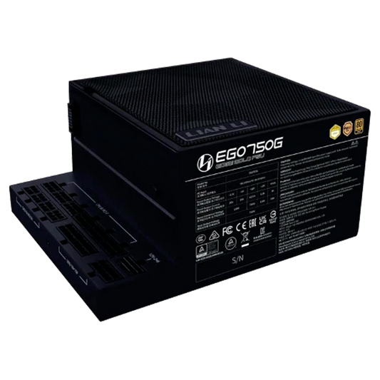 FUENTE CERTIFICADA 750W LIAN LI EG750G ATX 3.1 80 PLUS GOLD NEGRA
