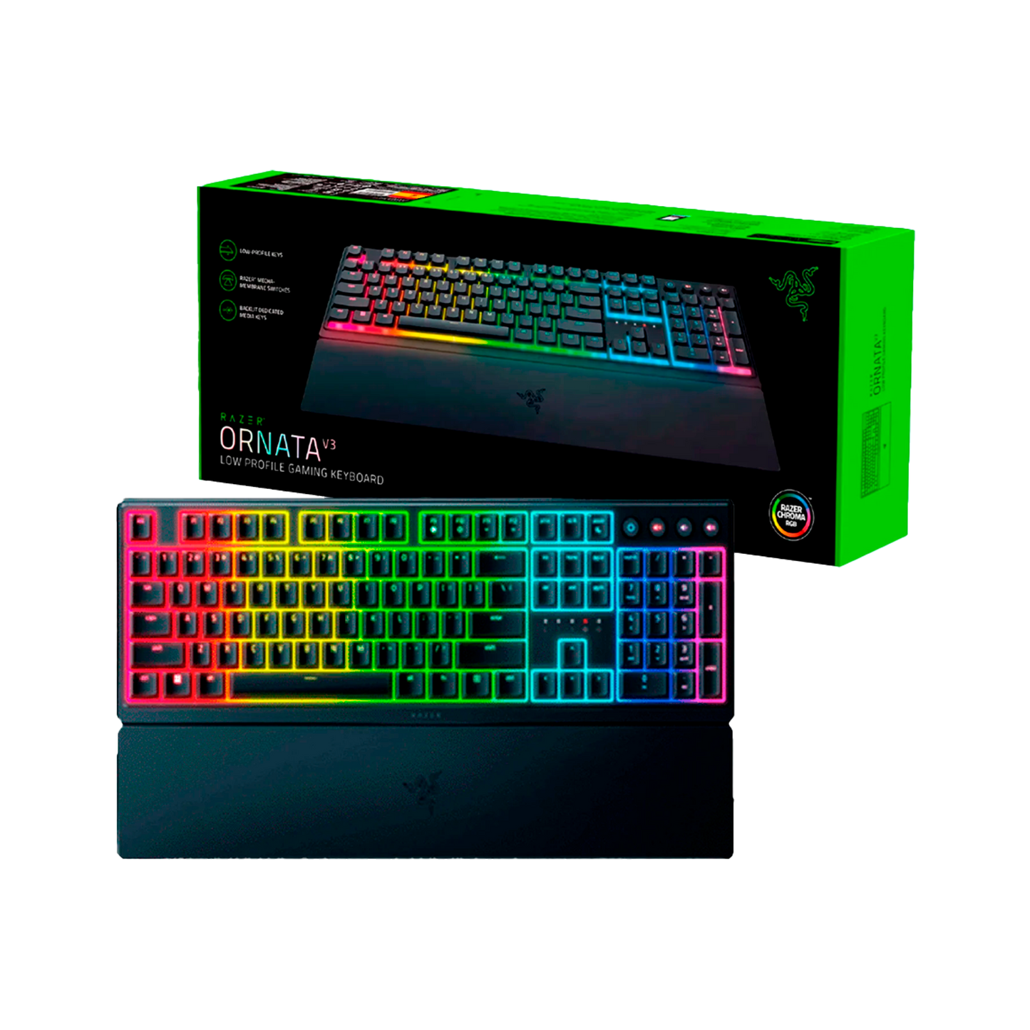 TECLADO RAZER GAMING ORNATA V3 X MEMBRANA