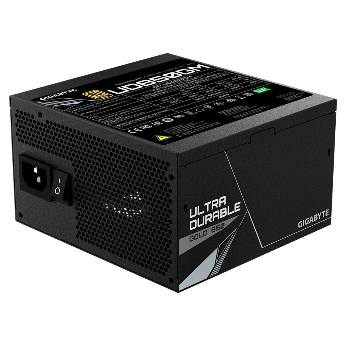 FUENTE CERTIFICADA 850W GIGABYTE UD850GM 80 PLUS GOLD