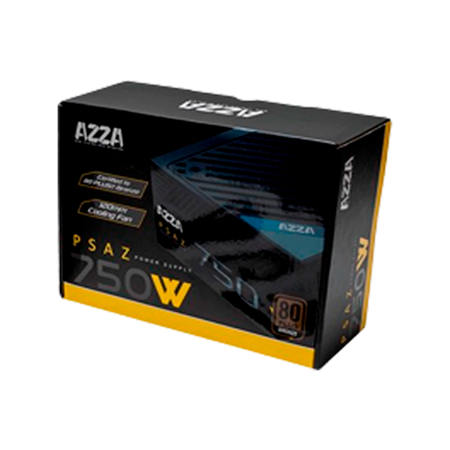 FUENTE CERTIFICADA 750W AZZA PSAZ-750W BRONCE